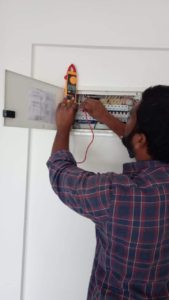 Electrical home inspection.