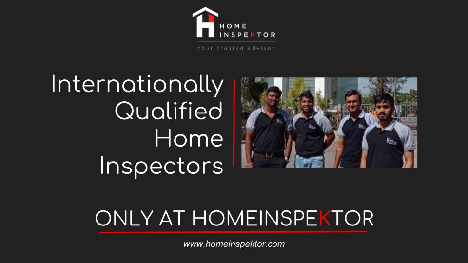 Internationally qualified home inspectors