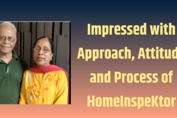 HomeInspeKtor Testimonial Mrs & Mr Gadagkar MAHINDRA WINDCHIMES